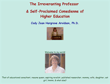 Tablet Screenshot of irreverantingprofessor.degreesolutionsgroup.com